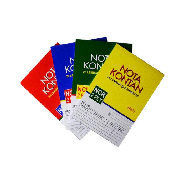 

Buku Nota Kontan Putih K2 ( 2 ply x 25 lembar) - Nota HVS ECERAN