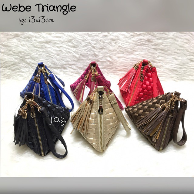 Webe Triangle Clutch (Tas Ketupat)