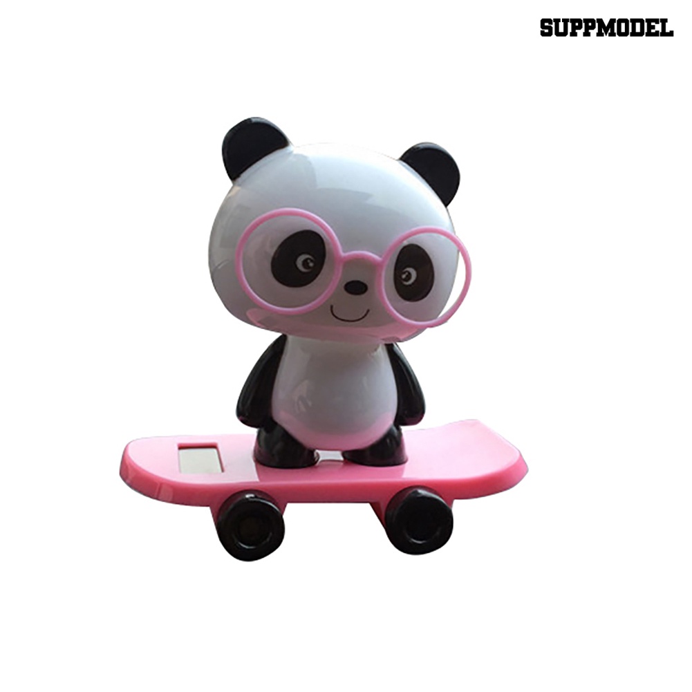 Mainan Boneka Panda Menari Tenaga Surya Untuk Dekorasi Dashboard Mobil