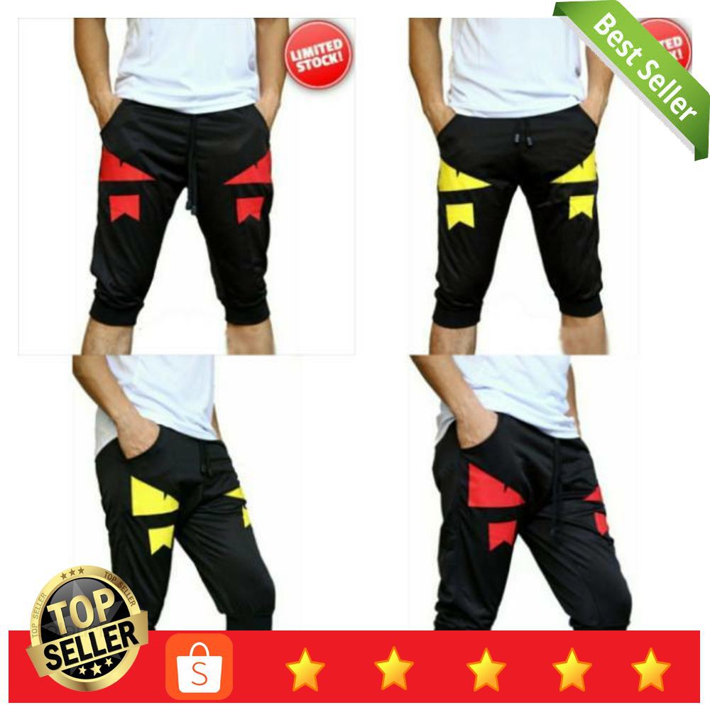 JOGGER PANTS / SWEATPANTS COWOK / JOGGER PANTS COWOK / JOGGER PANTS FENDI MONSTER PREMIUM
