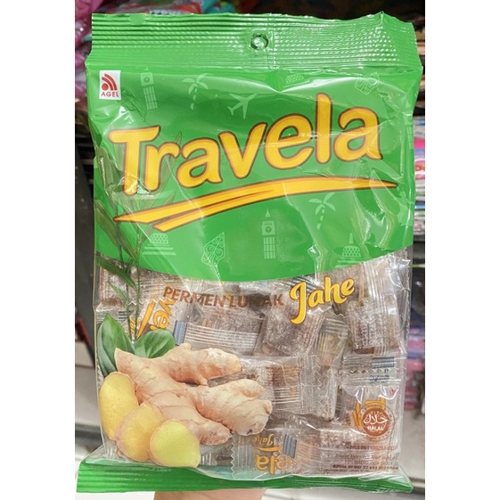 Travela permen jahe 1pak isi 40pcs