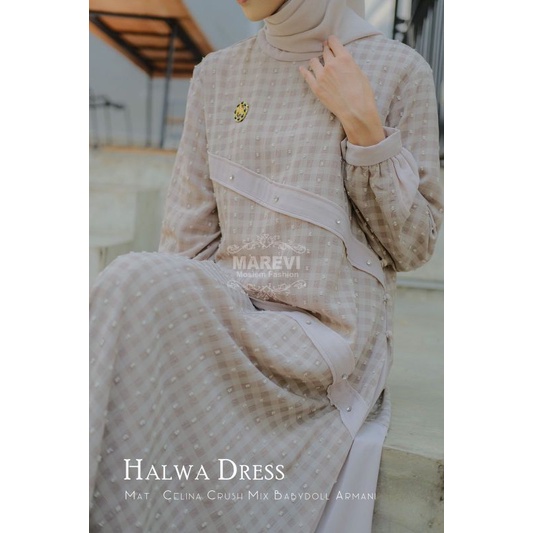 Gamis Wanita Marevi - Halwa Dress