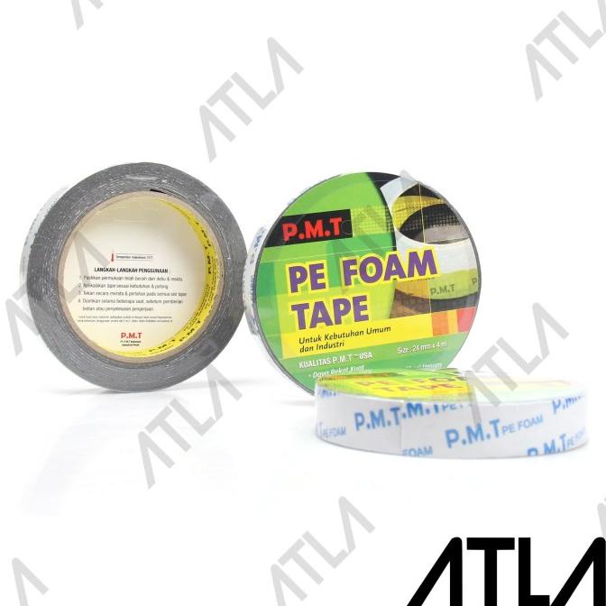

Isolasi Double Tape Busa P.M.T Import Pe Foam Tape Size 24 mm x 4 m