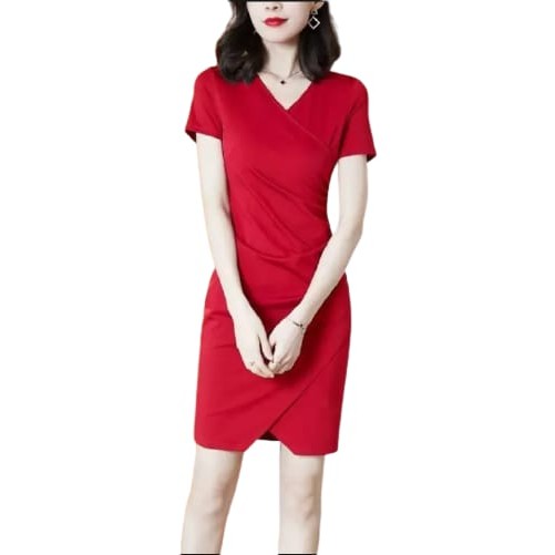 DRESS MIDI ATAS DENGKUL SCUBA WANITA/DRESS SCUBA/BAJU SCUBA/DRESS SCUBA KOREA TEBAL/DRESS WANITA