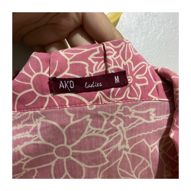 AKO Tunic Pink Flower / AKO Baju Atasan warna Pink