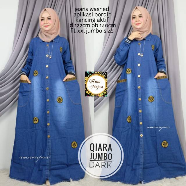 Gamis Qiara Jumbo Maxy