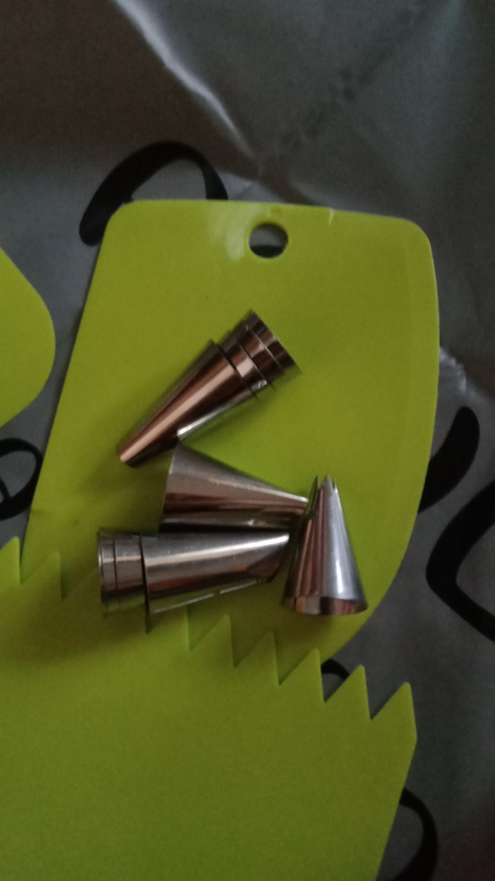 10pcs Dekorasi Kue Bahan Stainless Steel, Dapat Dipakai Ulang