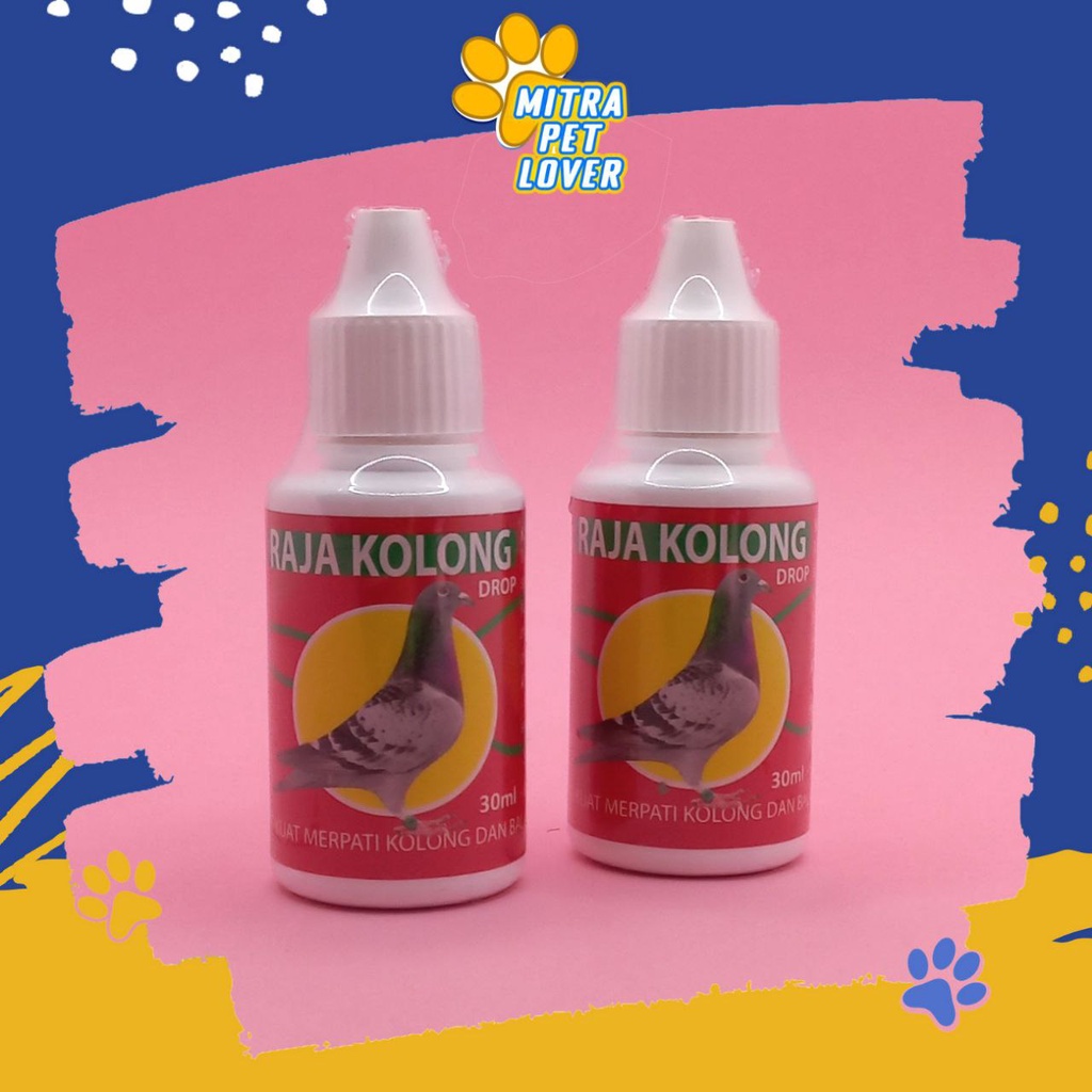 VITAMIN BURUNG MERPATI - RAJA KOLONG DROP 30 ML ORIGINAL - MULTIVITAMIN STAMINA BAGI JANTAN BETINA BALAP CEPAT - ANTI LEMAS AMPUH AMAN - HERBAL - MURAH - ASLI - PET ANIMAL HEALTHCARE TAMASINDO OBAT KESEHATAN TERNAK HEWAN BINATANG PELIHARAAN MITRAPETLOVER