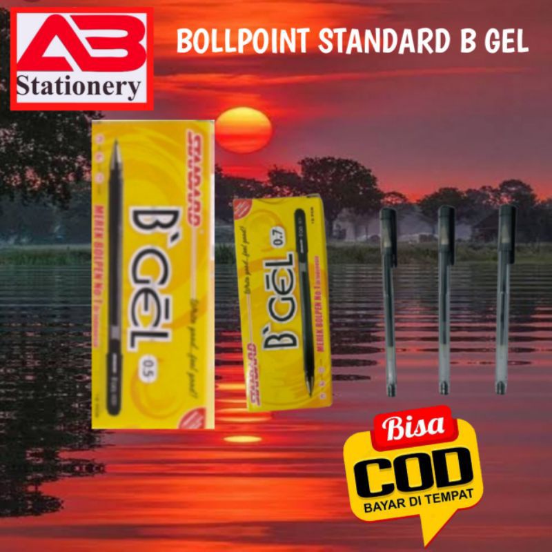 

(1 PCS) Bollpoint standard B Gel 0,5mm/0,7mm / PULPEN TANDA TANGAN