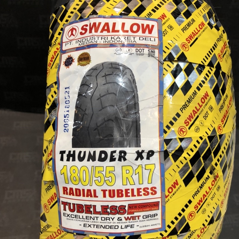 Ban Luar Swallow 180 55 17 Thunder XP