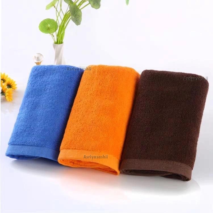 Handuk Wajah Leher 35x70 Asriyasashii Cotton 100% Tebal Lembut Termurah Terlaris