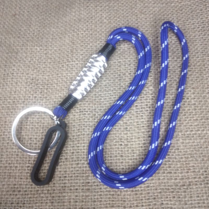 Gantungan Kunci Motor Tali Panjang 2 in1