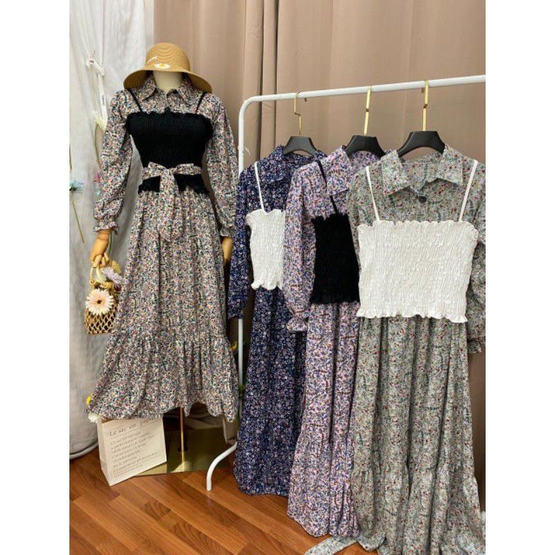 Gamis Yuna Vest Gamis Yuna rompi gamis Korea rompi