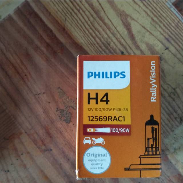 Philips H4  12V 100 90 W