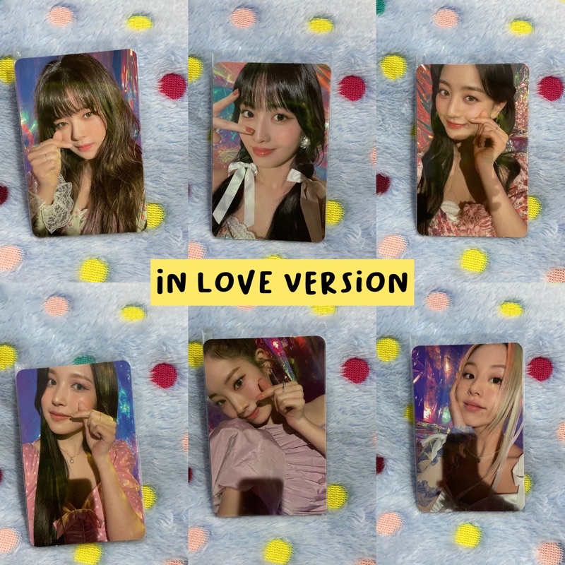 TWICE PHOTOCARD ALBUM TASTE OF LOVE (IN LOVE VERSION) JEONGYEON/MOMO/JIHYO/MINA/DAHYUN/CHAEYOUNG