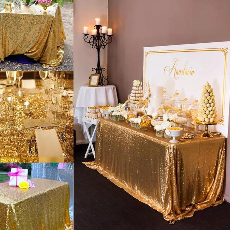 PR0M0 1.1 Kain sequin gold / background sequin / kain seribu payet / background foto video ala seleb