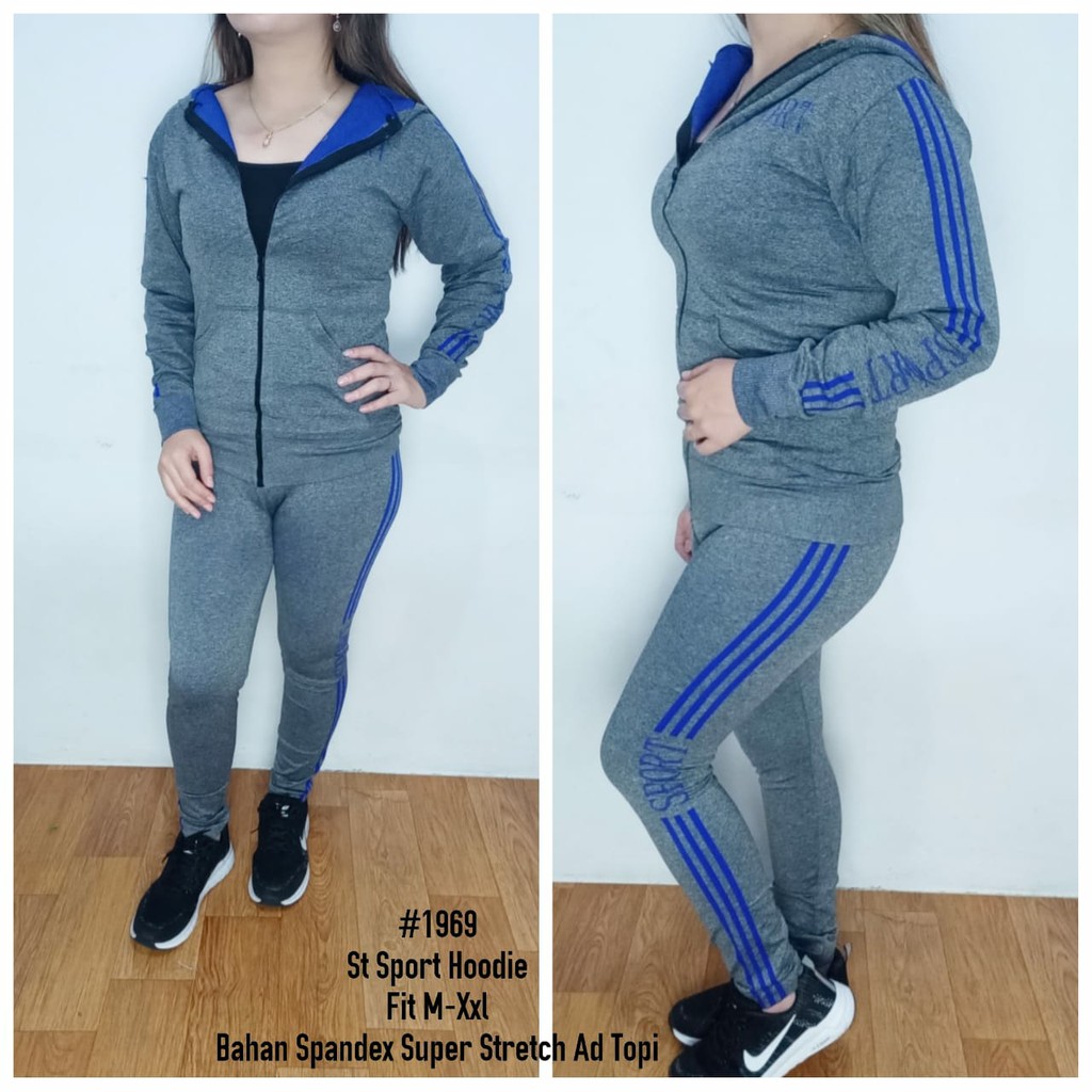 Stelan sport hoodie 1969 4 wrn (biru,hitam,pinnk,tosca)