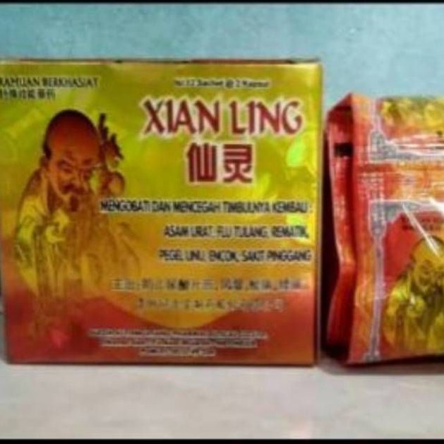 Xiangling Xianling Kapsul Asam Urat Rematik Kolesterol Pengapuran Tulang Sehat Obat Herbal Asli Shopee Indonesia