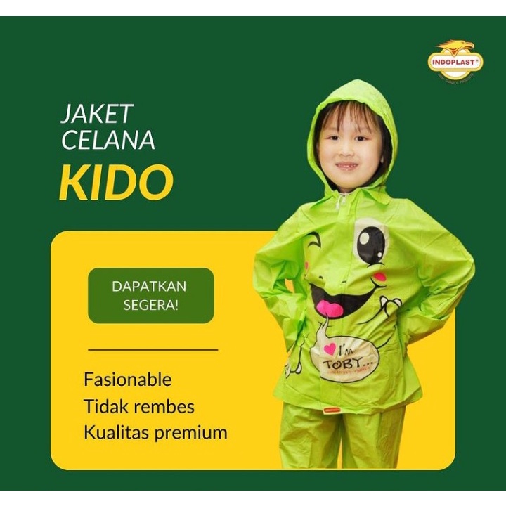 Jas Hujan anak-anak motif lucu JC KIDO