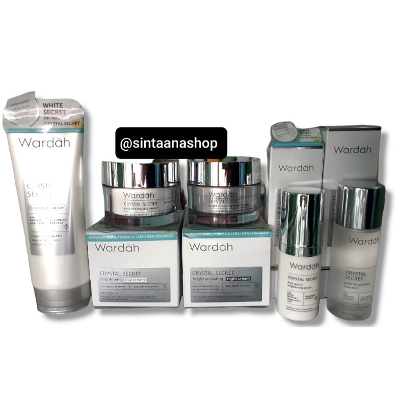 Wardah Crystal Secret Paket Lengkap | Wardah Skincare  White Secret