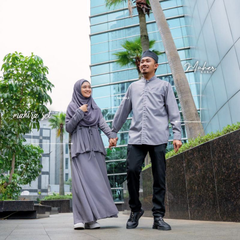 Couple Set Mahira & Maher Koko lengan panjang