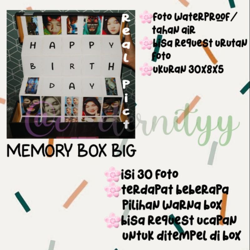 

MEMORI BOX BIG / GITF BOX / KADO UNIK / POLAROID BOX