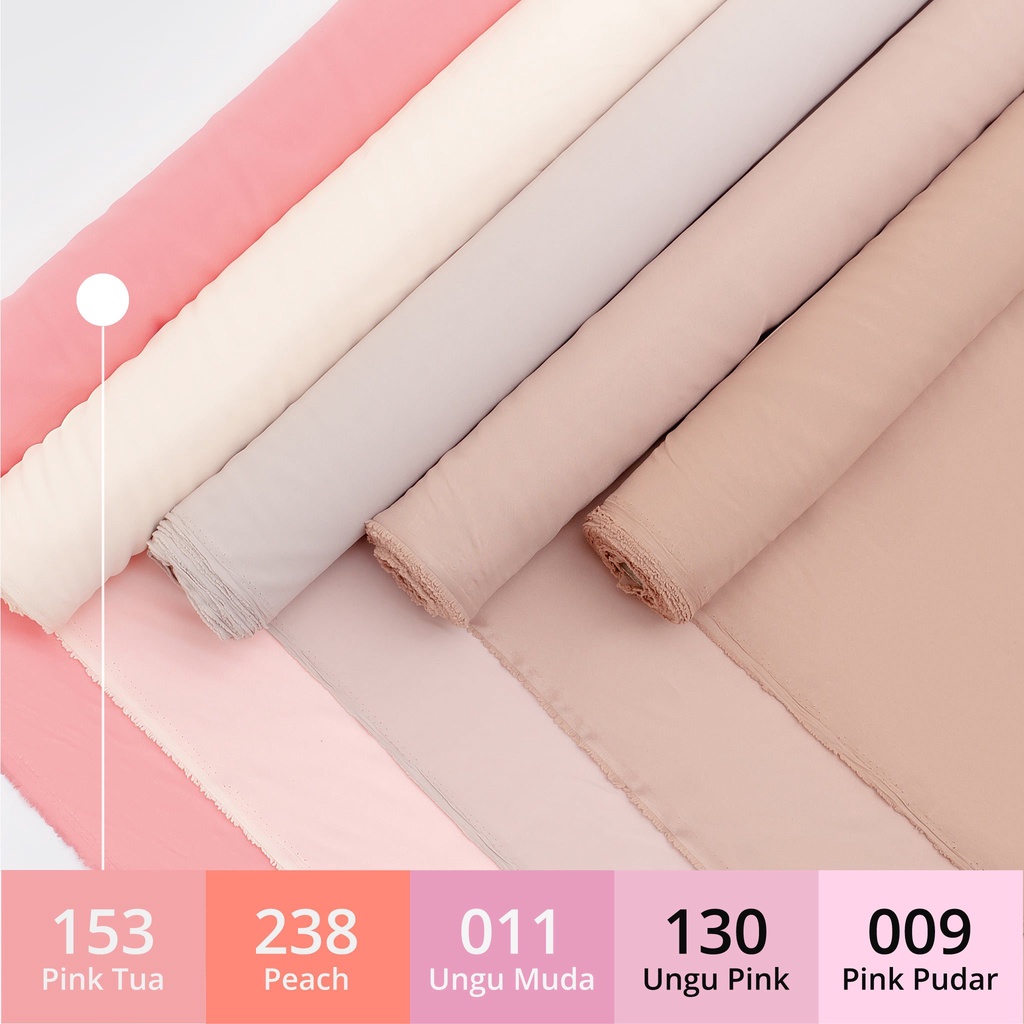 Kain Asahi Fuji Lebar 115cm Furing - Bahan Lapisan Dalam Pakaian / Pelapis Kain 1 Yard High Quality 