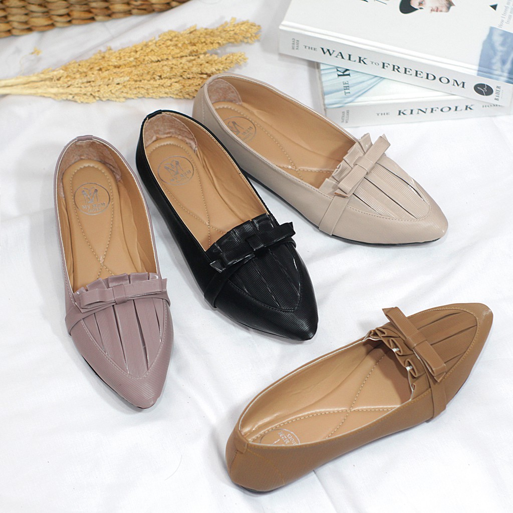 Mym2m Sepatu Flat Shoes Wanita Kekinian Terlaris Carista