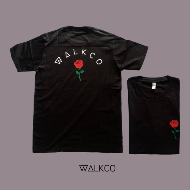 Kaos Mawar hitam