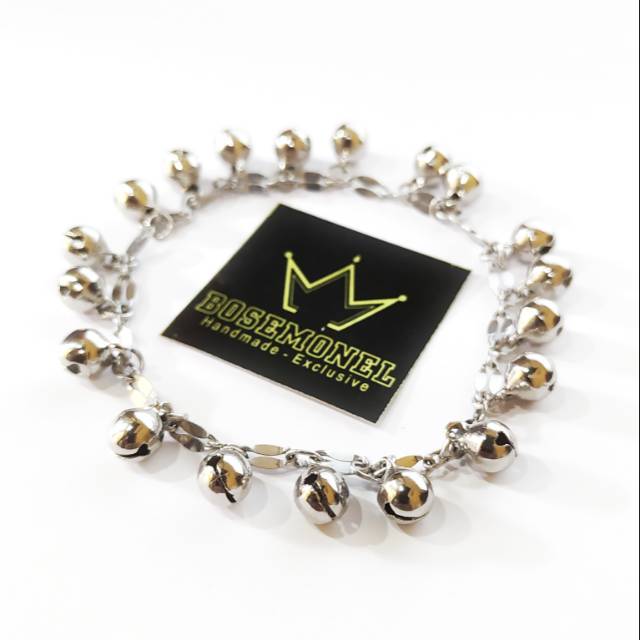 Gelang Tangan/Kaki Monel Full Keroncong