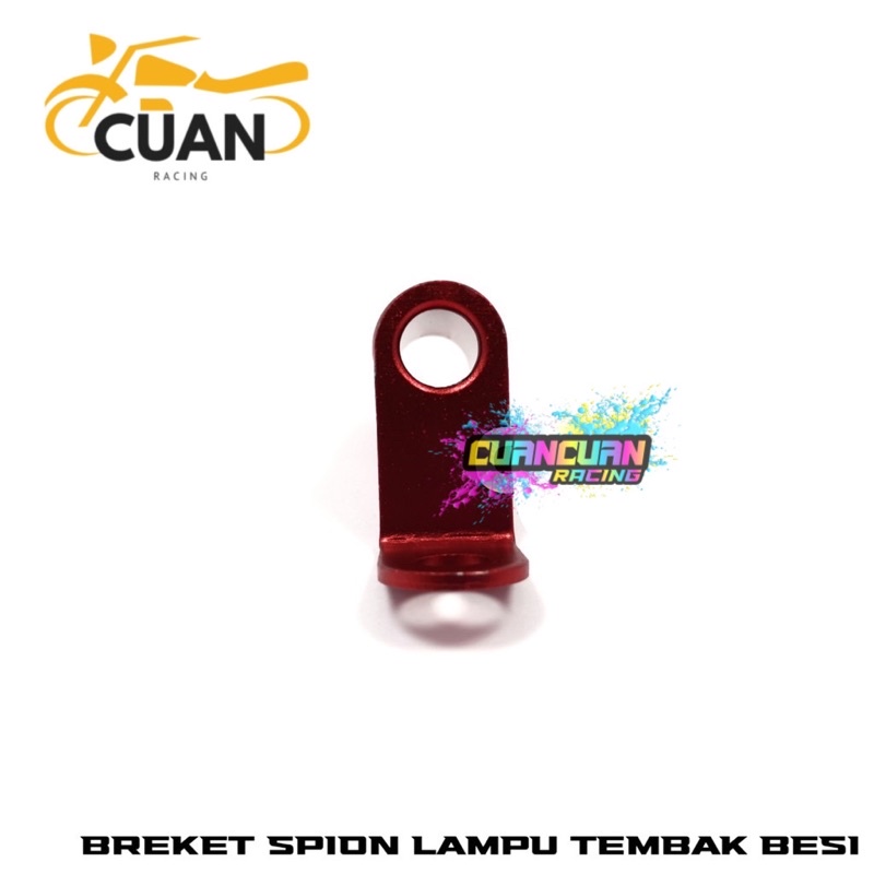 Breket Spion Dudukan Lampu Tembak Pasang di Spion Motor untuk Holder Lampu tambahan