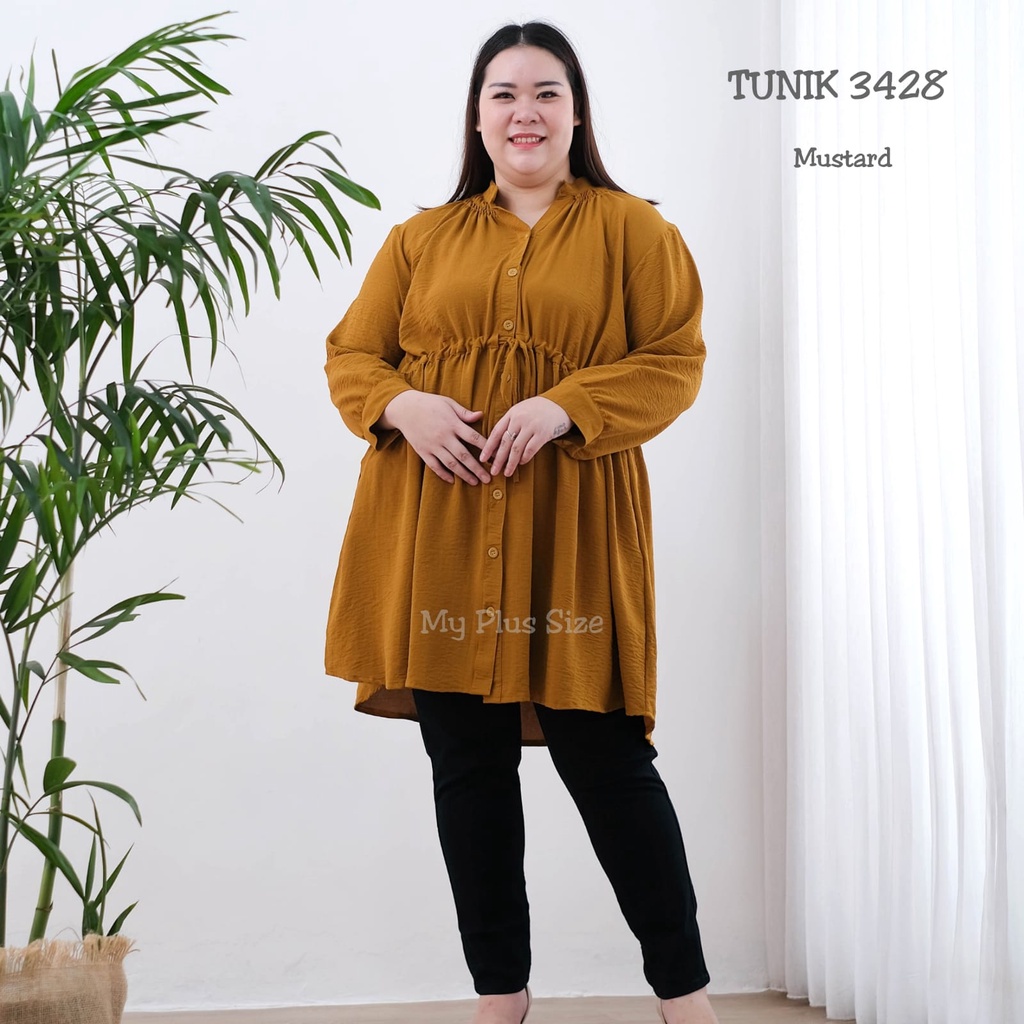 Tunik Jumbo Wanita 3428, Ld 125,135 &amp; 150 cm