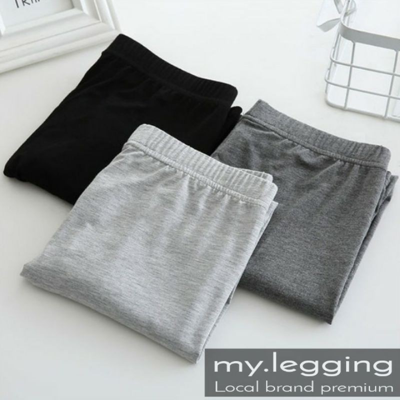 Legging Kaos Panjang Soft Rayon Legging Premium ML - XXXL