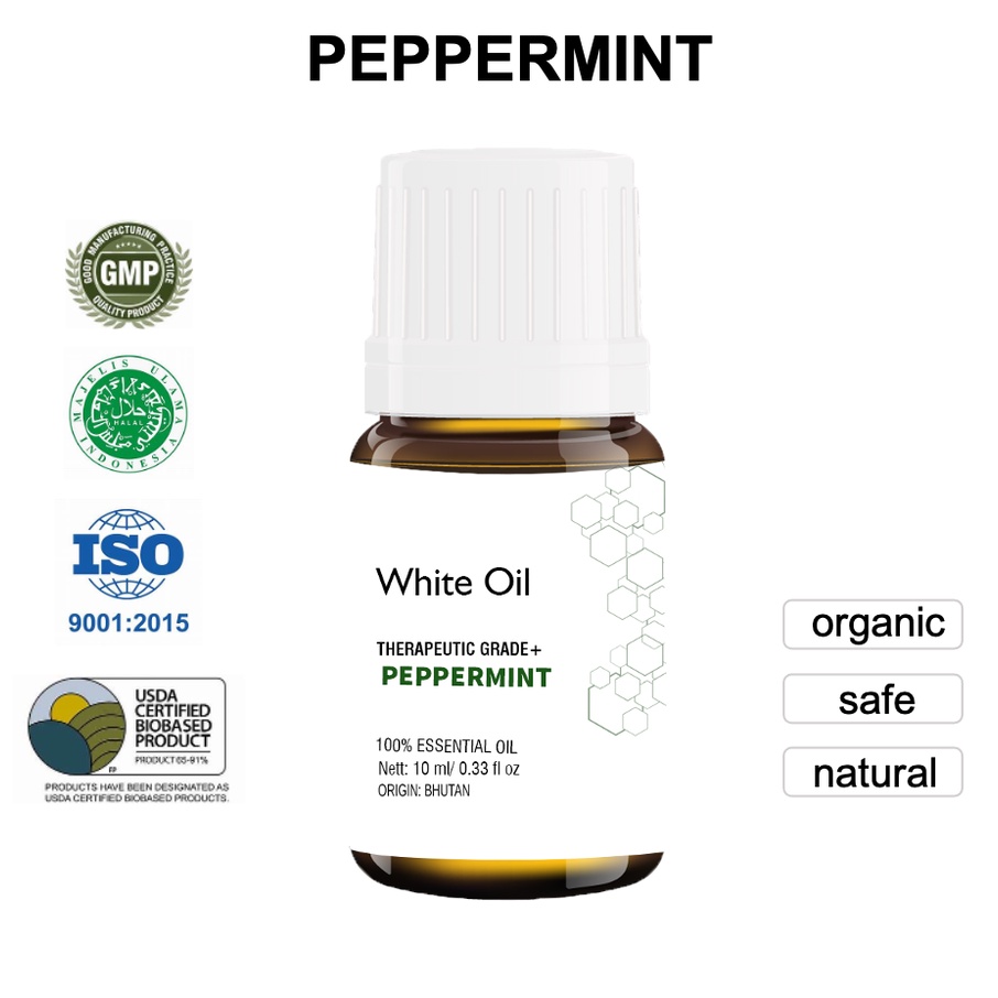 Peppermint Essential Oil Aromaterapi By White Essential