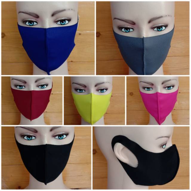 MASKER KAIN SCUBA KOREA K POP KEREN PREMIUM SKUBA LASER LANGSUNG KIRIM