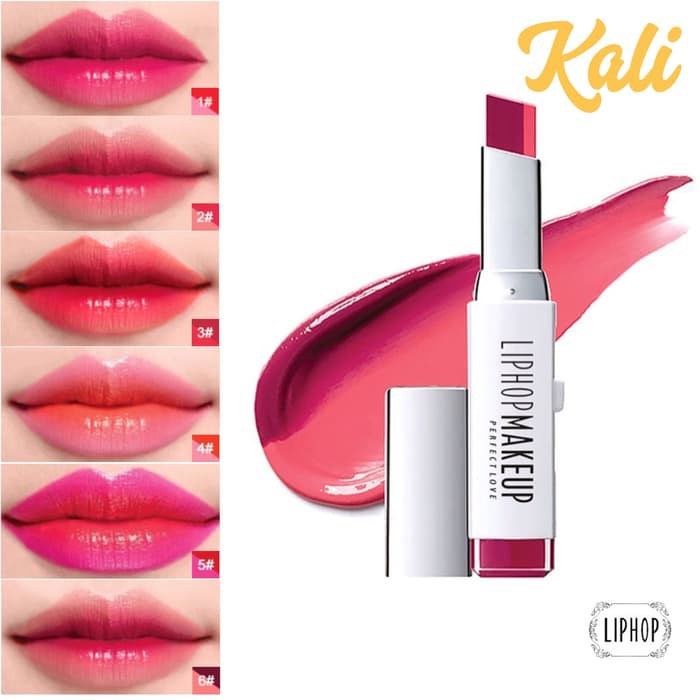 LIPHOP V shape Two Tone Tint Lip Bar Waterproof - Satu