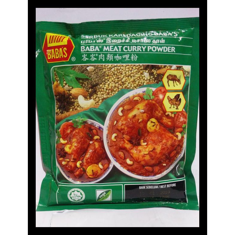 

Bumbu Kari Babas / Babas Meat Curry Powder 250Gr Teruji