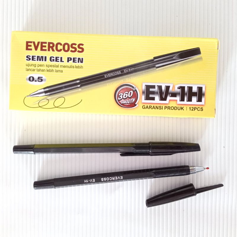 

Bolpen Semi Gel Pen Evercoss EV-1H 0,5 mm (Isi 12 pcs)