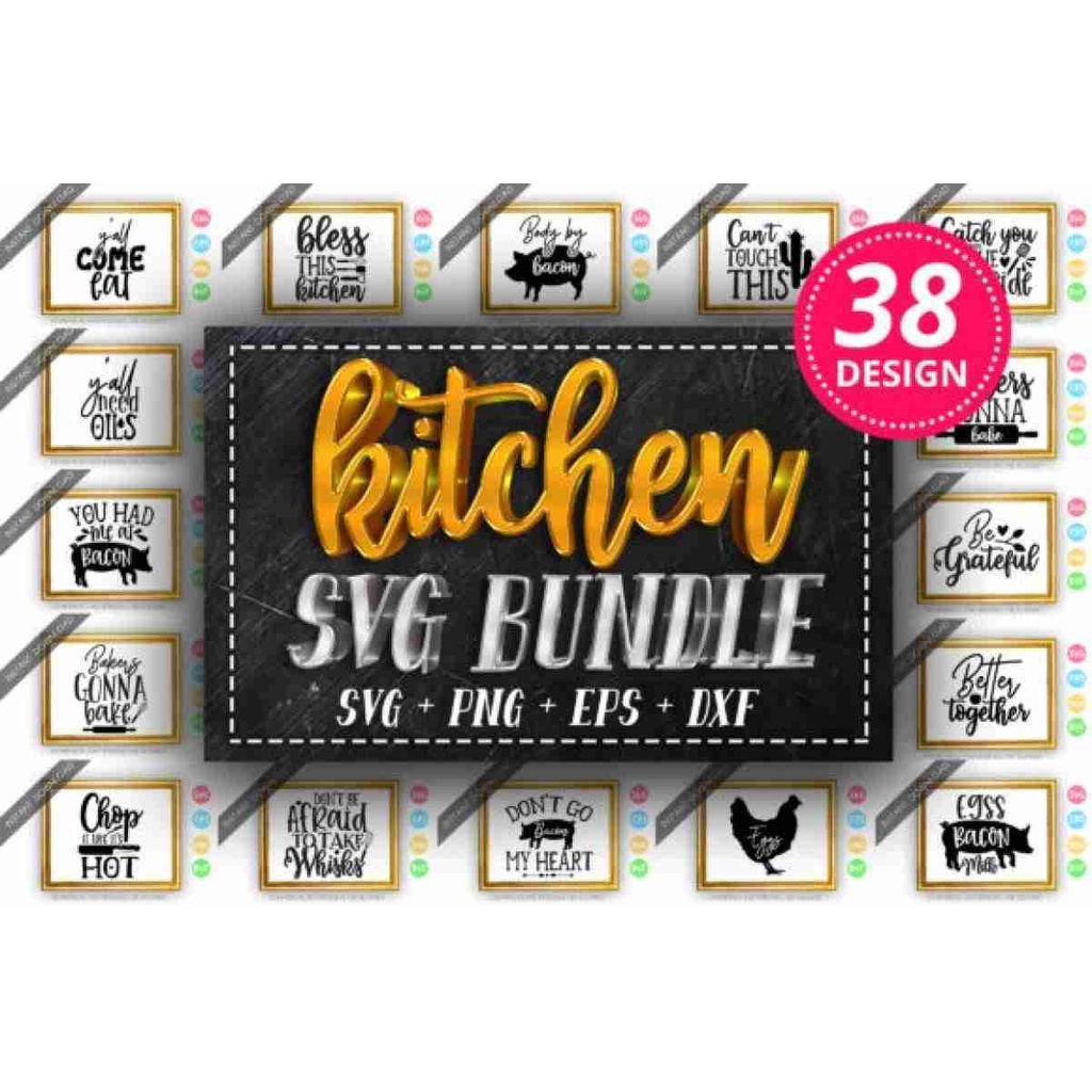 Kitchen Design Bundle Vol 1 - Vector Designs