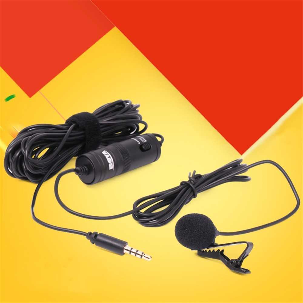 (BISA COD) FTIHSHPBoya Clip-On Omnidirectional Microphone for Smartphone &amp; DSLR - BY-M1