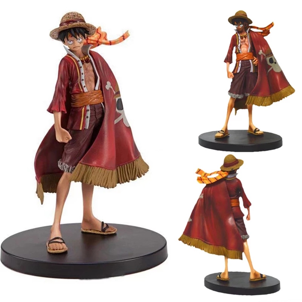 QUINTON Gift Luffy Action Figure Collectible Juguetes Figures Monkey D Luffy Anime Christmas 17cm Model Toys Theatrical Edition