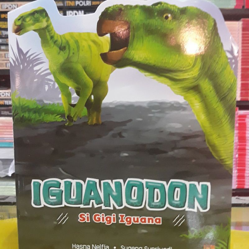 BUKU CERITA ANAK ,DINOSAURUS IGUANODON,ZIKRUL