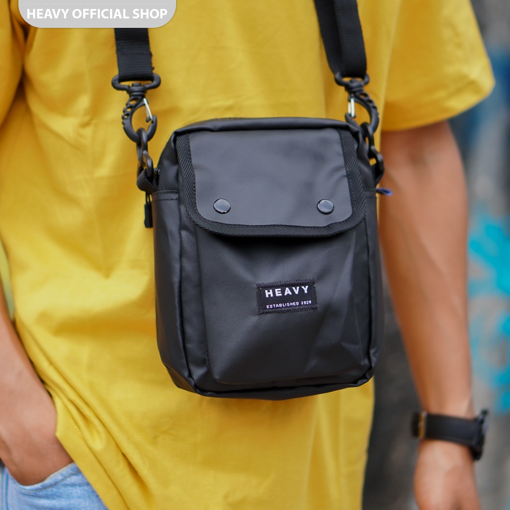 Tas Selempang Pria Heavy Original Siggler Series Waterproof ~ Heavy Slingbag Premium Distro