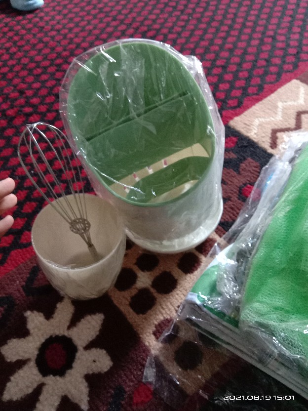 Ggs Hl0187 Tempat Sendok Garpu Dengan Tirisan Tempat Peralatan Dapur Cutlery Drainer Organizer