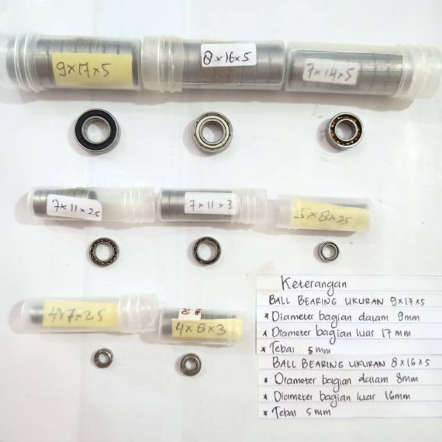 Jual Bearing Reel Pancing Ukuran Ada dideskripsi Shopee Indonesia