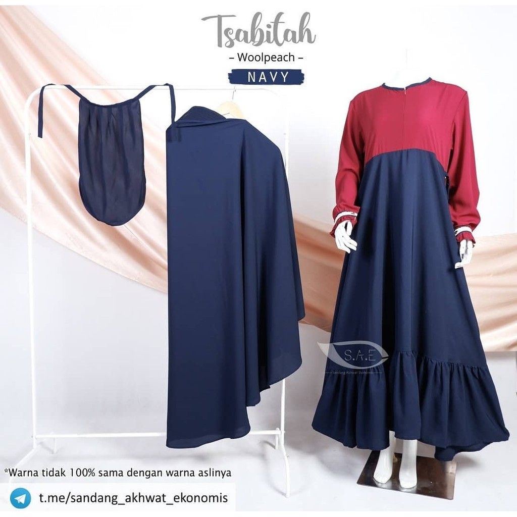 Setelan Syari Gamis Tsabitah by SAE Hijabuna