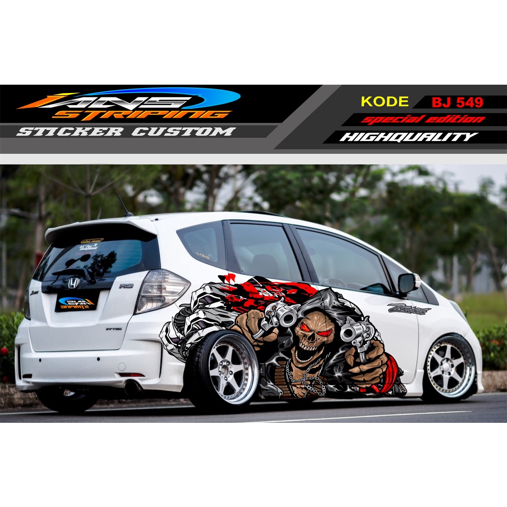 STICKER MOBIL JES BRIO AGYA AVANZA YARIS SWIFT / DECAL STIKER MOBIL / VARIASI STIKER MOBIL