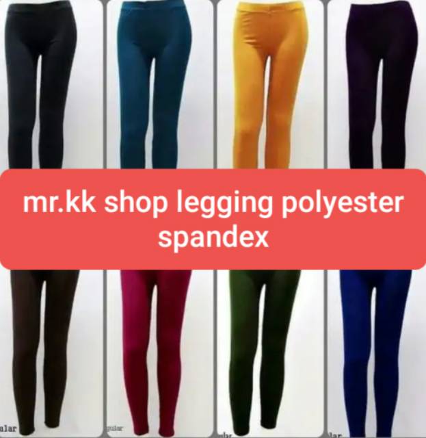 Legging dewasa polyester size STANDAR dan JUMBO