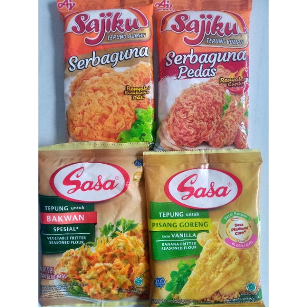 

Sajiku tepung bumbu dan tepung Sasa