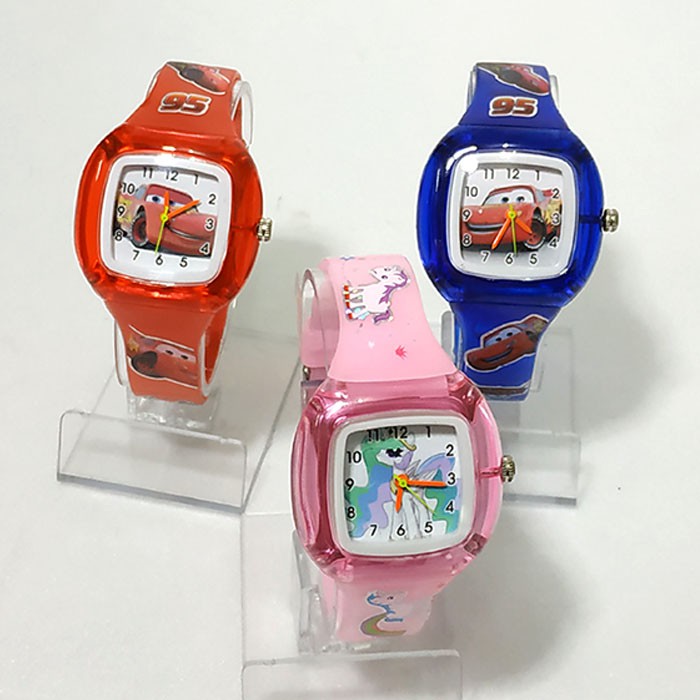  Jam  Tangan Anak  Karakter Analog  R 03 Model Kotak Shopee 